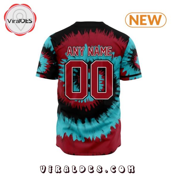 Arizona Diamondbacks Custom Grateful Dead Design Baseball Jersey