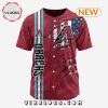 Atlanta Braves Custom Grateful Dead Design Baseball Jersey