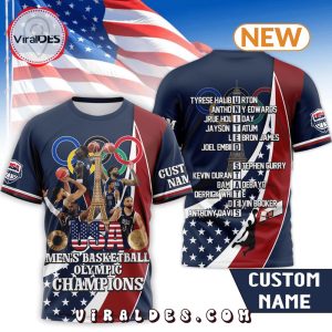 Custom USA Basketball 2024 Olympics Champions Shirt