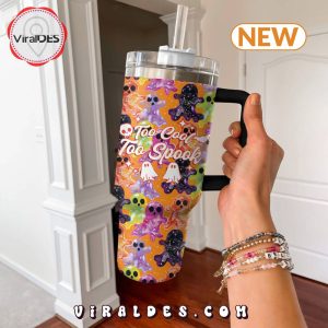 Glossy Spooky Vibes 40oz Tumbler