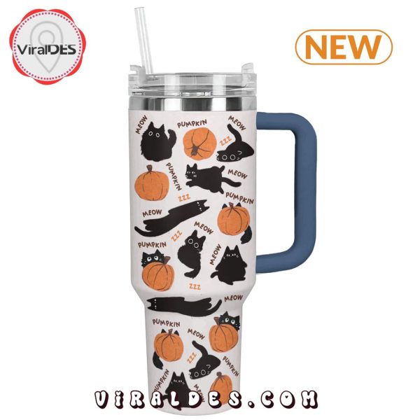 Black Cats And Pumpkins 40oz Tumbler