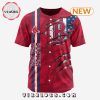 Boston Red Sox Custom Grateful Dead Design Baseball Jersey