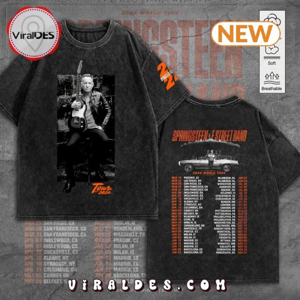 Bruce Springsteen 2024 World Tour Shirt