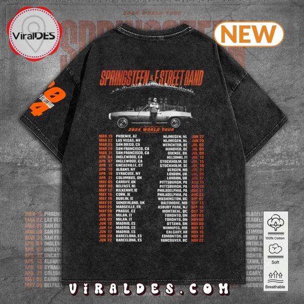 Bruce Springsteen 2024 World Tour Shirt