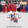 Bronze Medals Olympic USA Volleyball Team Red Hoodie