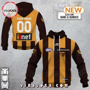 Personalized AFL Team Hawthorn Hawks Hoodie