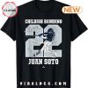 Juan Soto Navy New York Yankees Playmaker T-Shirt