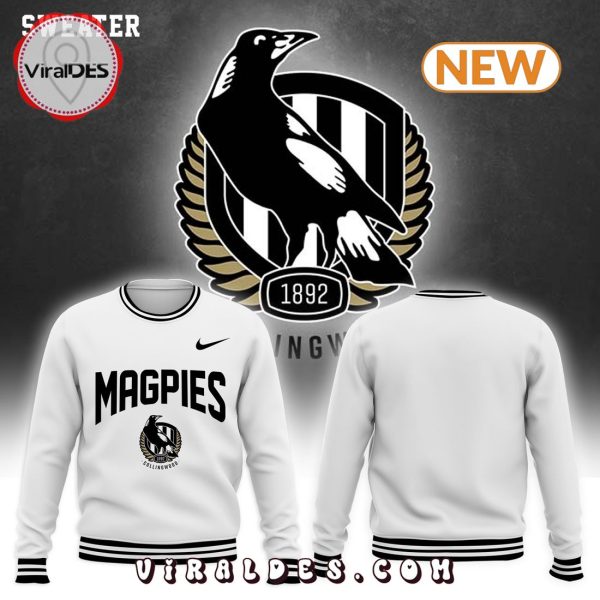 Collingwood Magpies 2024 Indigenous White Hoodie