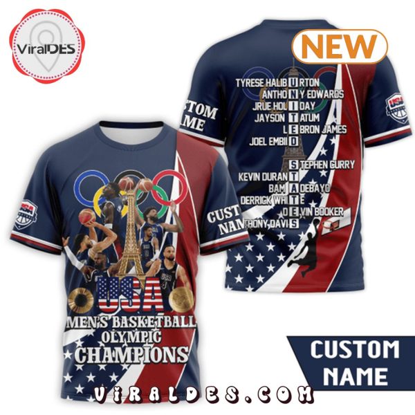 Custom USA Basketball 2024 Olympics Champions Shirt