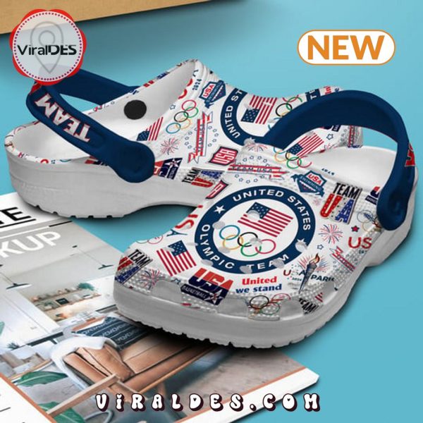 Custom USA Team 2024 Paris Olympics Crocs