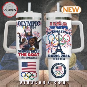 Simone Biles 2024 Paris Olympics Stanley Tumbler