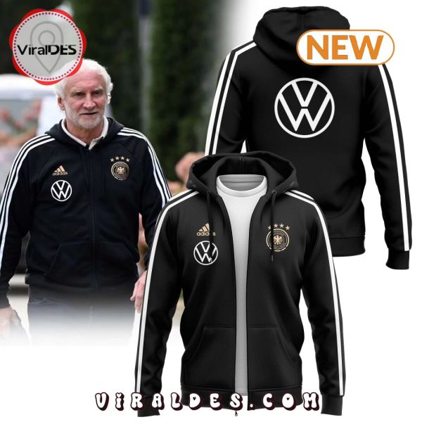 DBF Team Rudi Völler Black Zip Hoodie