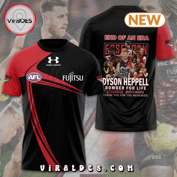 Dyson Heppell Bomber For Life Essendon Hoodie