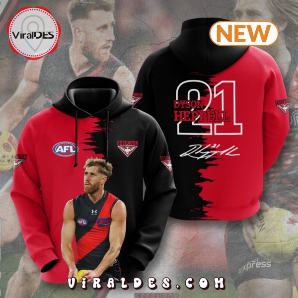 Dyson Heppell x Essendon Signatures Hoodie