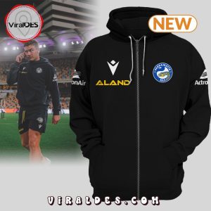 Men’s Parramatta Eels Special FC Black Zip Hoodie