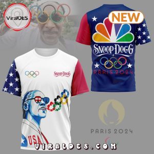 Men’s Snoop Dogg USA Paris Olympics 2024 Shirt