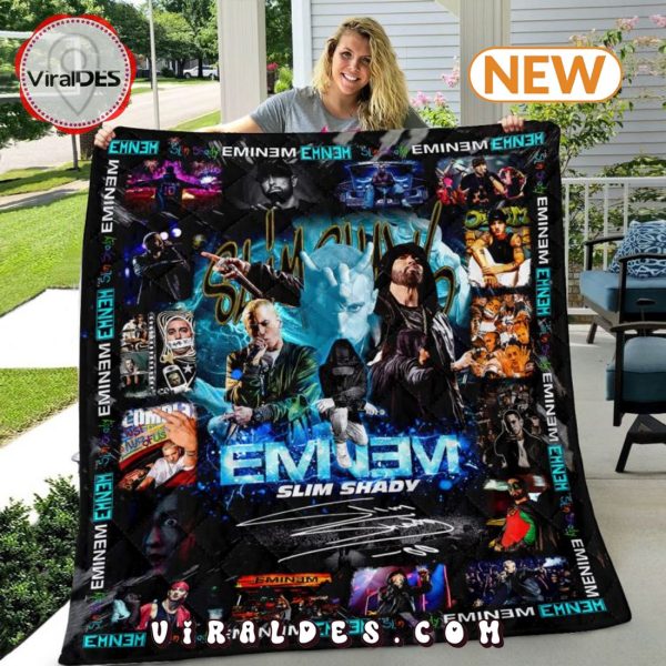 Eminem Slim Shady Quilt Blanket