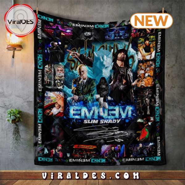 Eminem Slim Shady Quilt Blanket