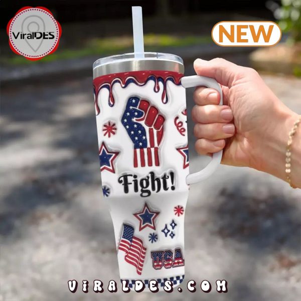 Fight With Trump 2024 Stanley Tumbler