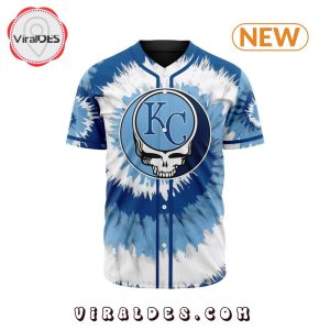 Kansas City Royals Custom Grateful Dead Design Baseball Jersey