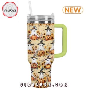 Ghostly Harvest Halloween 40oz Tumbler