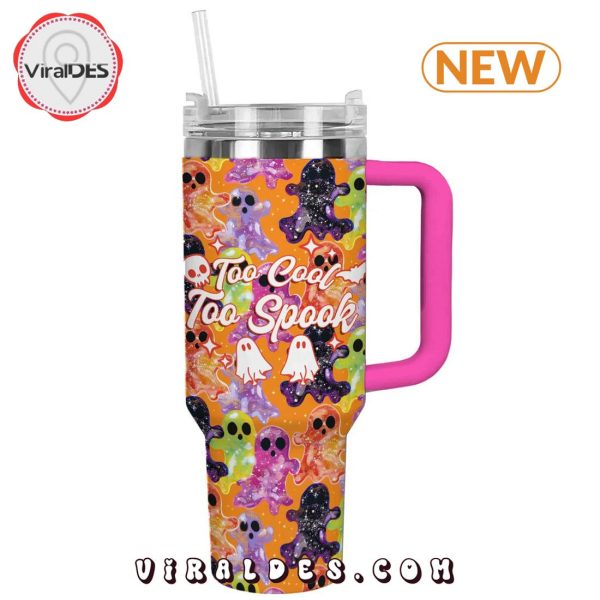 Glossy Spooky Vibes 40oz Tumbler