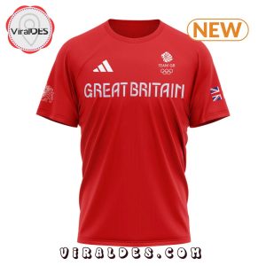 Team GB Olympic Paris 2024 Red T-Shirt, Cap