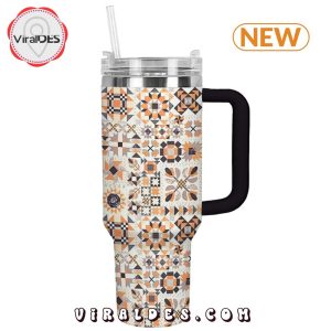 Halloween Patchwork 40oz Tumbler