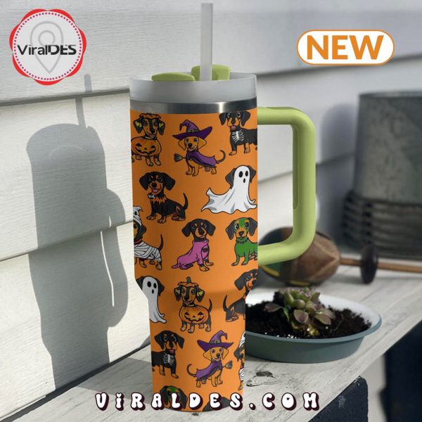 Halloween Dachshund 40oz Tumbler