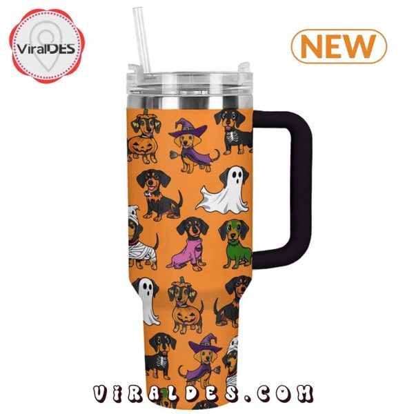 Halloween Dachshund 40oz Tumbler