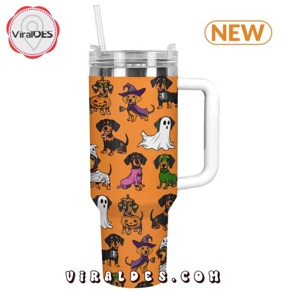 Halloween Dachshund 40oz Tumbler