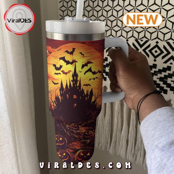 Halloween Haunted Castle 40oz Tumbler