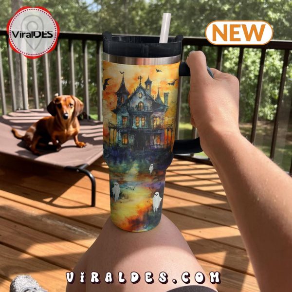 Halloween Haunted Mansion 40oz Tumbler