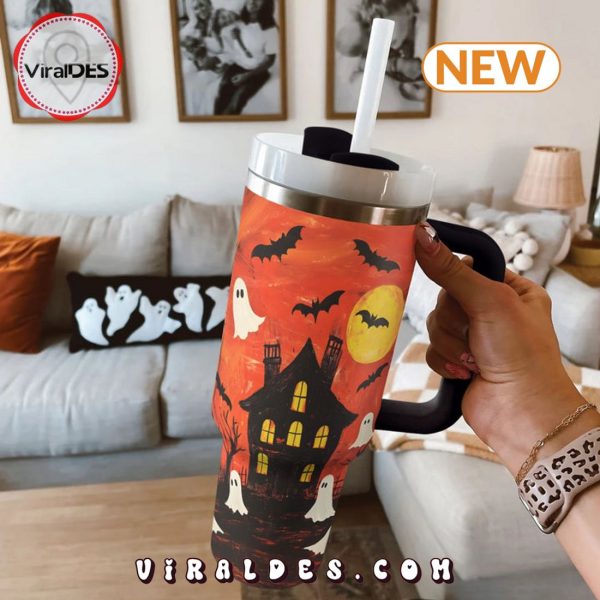 Halloween Haunted Night 40oz Tumbler