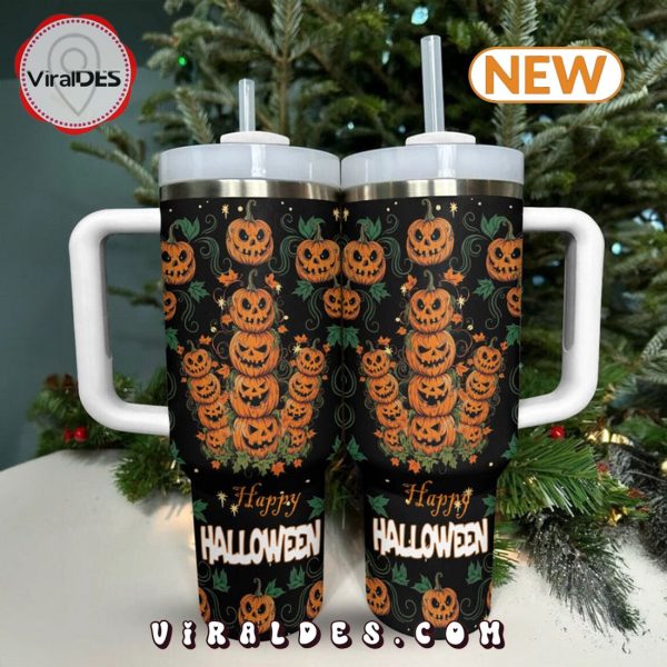 Halloween Pumpkin Stack 40oz Tumbler