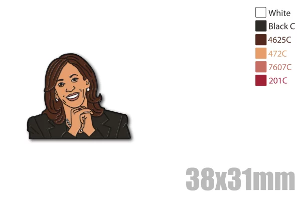 Kamala Harris I’m Speaking Soft Enamel Pin