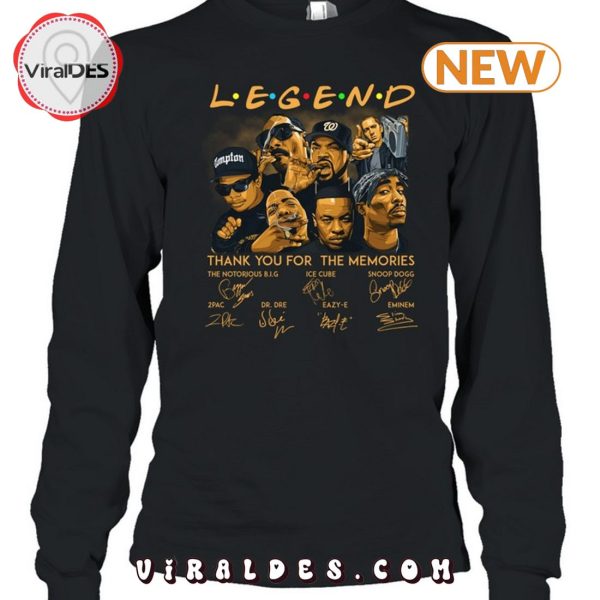 Hiphop Legend Thank You For The Memories Signatures T-Shirt