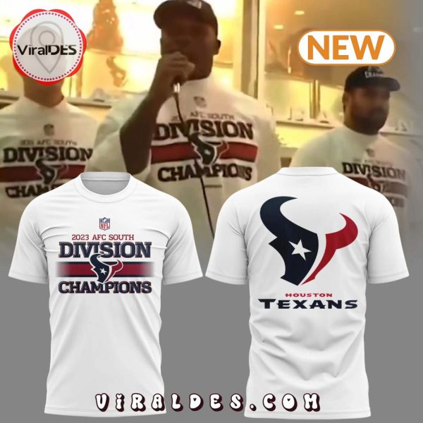 Houston Texans AFC Champions New White Hoodie