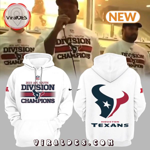 Houston Texans AFC Champions New White Hoodie