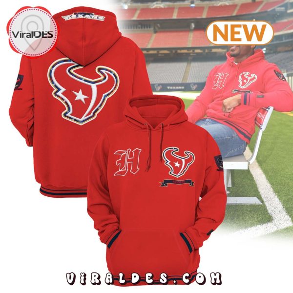 Houston Texans Special Red Style Hoodie