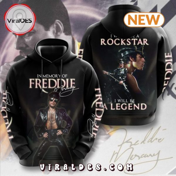 In Memories Of Freddie Mercury Be A Legend Hoodie