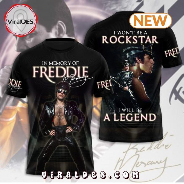 In Memories Of Freddie Mercury Be A Legend Hoodie