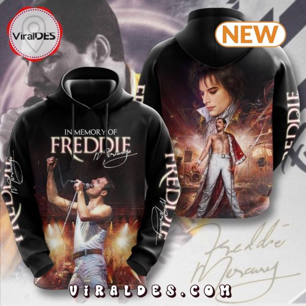 In Memories Of Freddie Mercury Signatures Hoodie