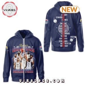 USA Dream Team Olympics 2024 Champions Navy Hoodie