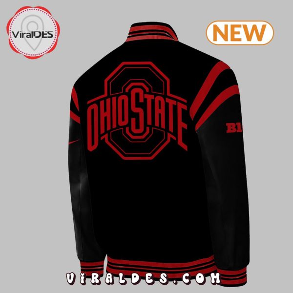 Jesus Won Ohio State Buckeyes Black Baseball Jacket