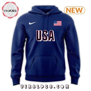 2024 Paris Olympics Custom USA Team Navy Hoodie