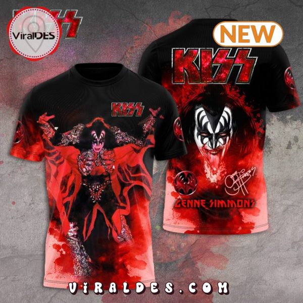 Kiss Band Gene Simmons Signatures Hoodie