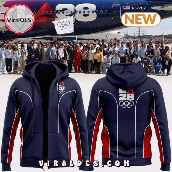 LA 28 USA Team Navy Zip Hoodie Special Edition