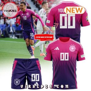 Personalized Toni Kroos DFB Warm Up Pink Shirt