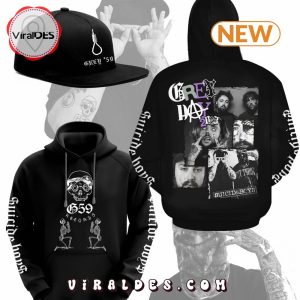 Men’s Suicideboys Grey Day 2023 Black Hoodie, Cap